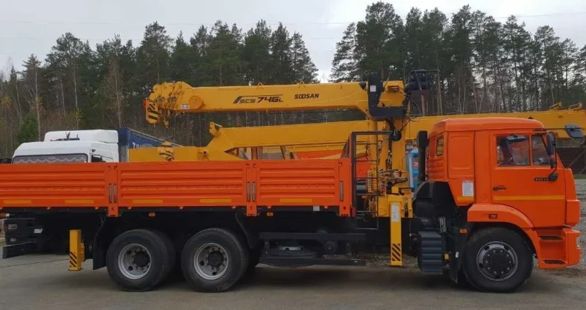 Манипулятор Soosan SCS746L Камаз-6522-43